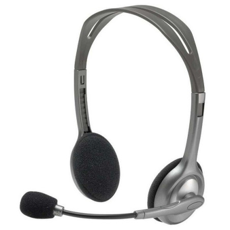 Cuffia stereo con microfono Logitech H110