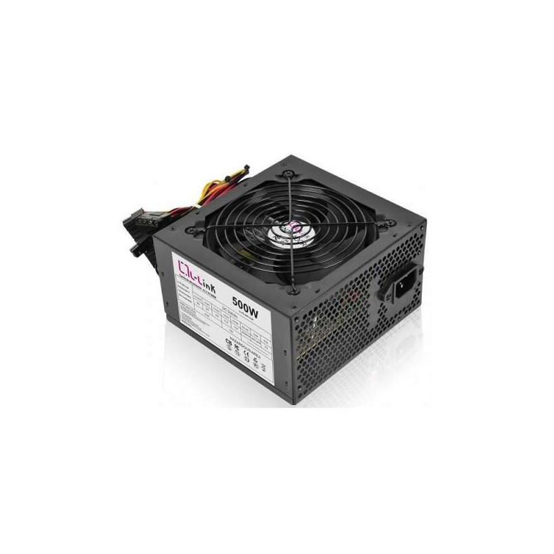 Alimentatore L-Link 500W ATX ventola silenziosa 12cm Nero Alimentatore L-Link 500W ATX ventola silenziosa 12cm Nero