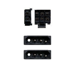 Cavo alim 2x Molex 4pin masch PCI-E Molex 6 2pin masch 0,20m