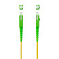 Cavo in fibra SC/APC-SC/APC monomodale LSZH 10m Giallo