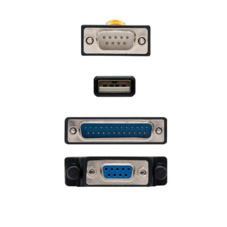 Convertitore USB-seriale Tipo A/M-RS232 DB9/M DB25/M 1,8m