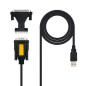 Convertitore USB-seriale Tipo A/M-RS232 DB9/M DB25/M 1,8m