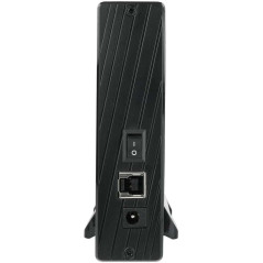Box per HDD esterno SATA USB 3.0 da 3,5  con supporto Nero
