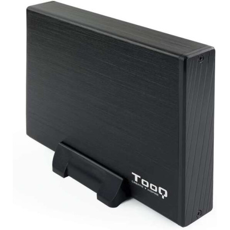 Box per HDD esterno SATA USB 3 0 da 3,5  con supporto Nero
