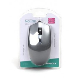 Mouse Ottico con filo OM-0550G 1000 1600 2000DPI Grigio
