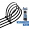 Fascette per cavi in nylon conf da 40PZ 3,6x150mm nere